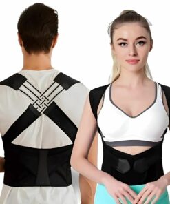 Adjustable Posture Corrector Back Brace for Men and Women – Shoulder Support, Full Back Alignment, and Pain Relief