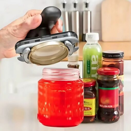 All-in-One Jar & Bottle Opener – Ideal for Kitchen, Camping & Travel