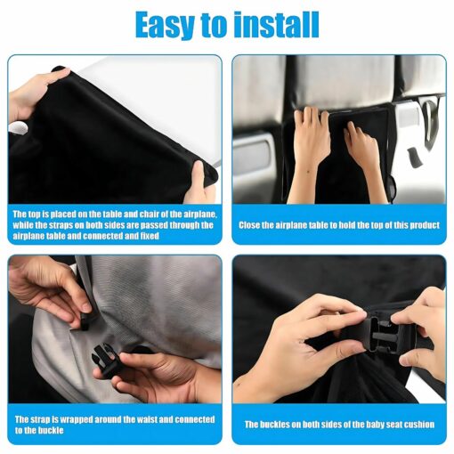 Baby Airplane Seat Extender – Travel Bed Hammock for Comfortable Flights