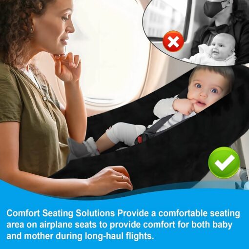 Baby Airplane Seat Extender – Travel Bed Hammock for Comfortable Flights