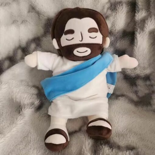 Breathing Jesus Plush Toy – Light & Music Sleep Soother Gift