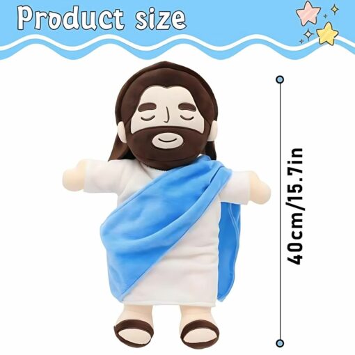 Breathing Jesus Plush Toy – Light & Music Sleep Soother Gift