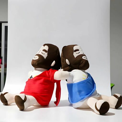 Breathing Jesus Plush Toy – Light & Music Sleep Soother Gift