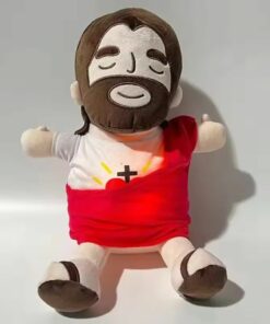 Breathing Jesus Plush Toy – Light & Music Sleep Soother Gift