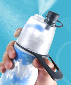Cooling Mist Sports Water Bottle – Portable Spray Bottle for Outdoor Activities