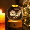 Custom Crystal Photo LED Glow – Cherished Gift for Weddings, Families, and Timeless Memories