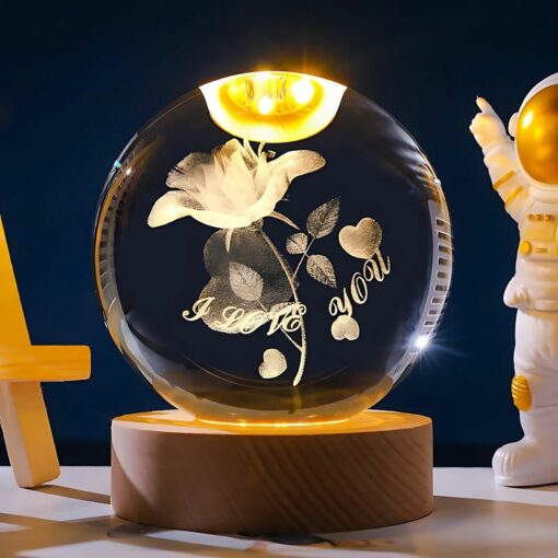 Custom Crystal Photo LED Glow – Cherished Gift for Weddings, Families, and Timeless Memories