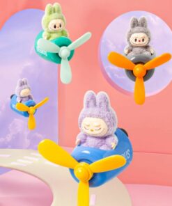 Cute Cartoon Car Vent Freshener – Propeller Clip with Plush Doll