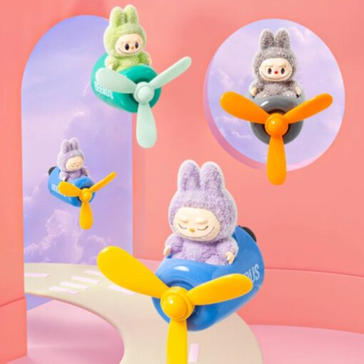 Cute Cartoon Car Vent Freshener – Propeller Clip with Plush Doll
