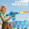 Electric Water Gun AK-Style – Flame Effect, LED Lights, Outdoor Summer Toy