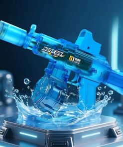 Electric Water Gun AK-Style – Flame Effect, LED Lights, Outdoor Summer Toy