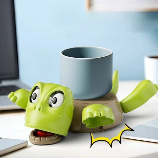 Funny Turtle Mug Holder Coaster – Cute Insulated Pad for Home & Office