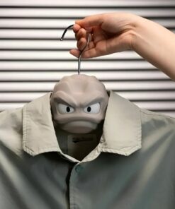 Geodude Pokemon Hanger – Funny & Creative 3D Wall Hook with Extended Arms for Coats, Bags & Room Decor