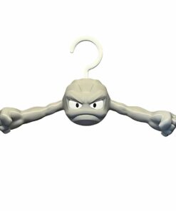Geodude Pokemon Hanger – Funny & Creative 3D Wall Hook with Extended Arms for Coats, Bags & Room Decor