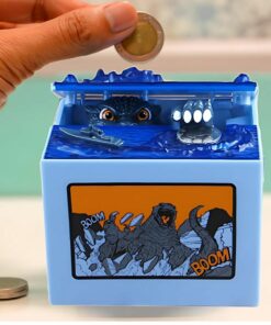 Godzilla Coin Stealing Bank – Electronic Piggy Bank for Saving & Decor