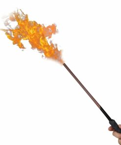 Harry Potter Spitfire Wand – Real Flame-Shooting Wizard Wand for Magical Cosplay, Tricks & Illusions
