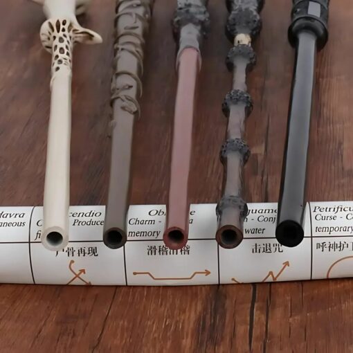 Harry Potter Spitfire Wand – Real Flame-Shooting Wizard Wand for Magical Cosplay, Tricks & Illusions