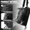 Magnetic Gym Bottle Holder – Pouch with Phone Pocket & Strap