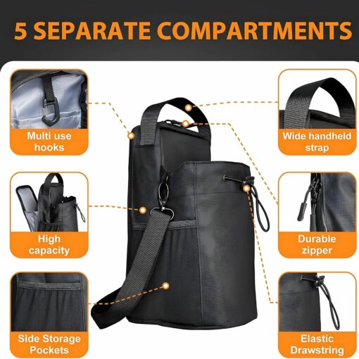 Magnetic Gym Bottle Holder – Pouch with Phone Pocket & Strap