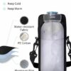 Magnetic Gym Bottle Holder – Pouch with Phone Pocket & Strap