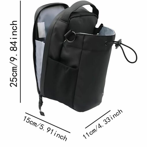 Magnetic Gym Bottle Holder – Pouch with Phone Pocket & Strap