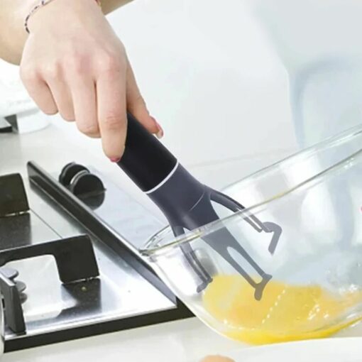 Multifunction Triangle Egg Beater – Electric Food Mixer & Sauce Stirrer for Pans and Cooking