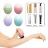Oval Silicone Sunscreen Applicator – Refillable Bottle for Travel, Camping