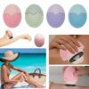 Oval Silicone Sunscreen Applicator – Refillable Bottle for Travel, Camping