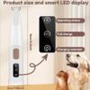 Portable LED Pet Trimmer – For Paws, Face & Ears, Quiet Rechargeable Clipper (Copy)