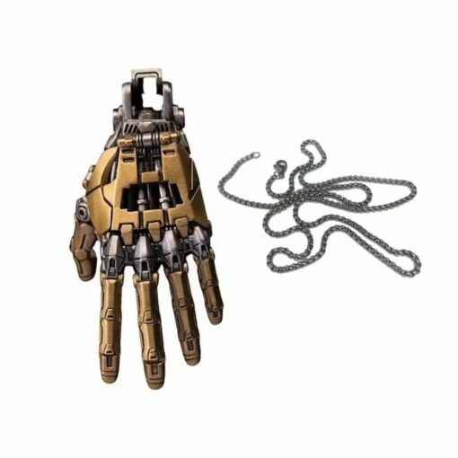 Robot Hand Pendant – Movable Bionic Finger Jewelry for Men & Women