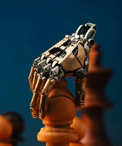 Robot Hand Pendant – Movable Bionic Finger Jewelry for Men & Women