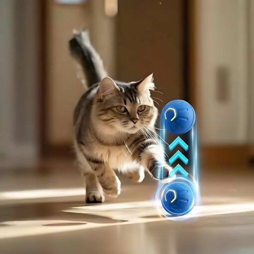 Smart Electronic Bouncing Ball Toy for Pets – USB Rechargeable, Interactive Play