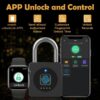 Smart Fingerprint Padlock – Keyless Biometric Lock with App, Waterproof for Gate, Locker & Office