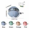 Smart Rolling Cat Toy Ball – Rechargeable, LED, Feather Tail Motion