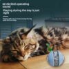 Smart Rolling Cat Toy Ball – Rechargeable, LED, Feather Tail Motion