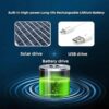 Solar Powered Fan Hat with Dual Fans – UPF 50+ Wide Brim Cooling Sun Hat for Men & Women