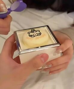 Surprise Rotating Ring Box with Bear Candle Cake – Birthday & Proposal Gift for Women