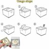 Surprise Rotating Ring Box with Bear Candle Cake – Birthday & Proposal Gift for Women
