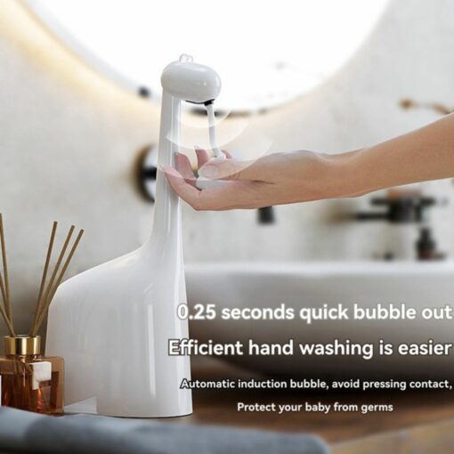 Touchless Automatic Foam Soap Dispenser – Rechargeable, Large Capacity