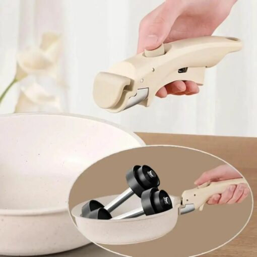 Universal Removable Pot Handle – Heat-Resistant Anti-Scald Grip Lock