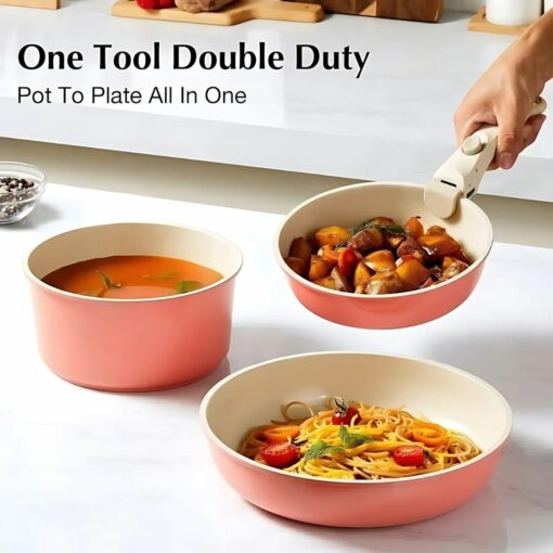 Universal Removable Pot Handle – Heat-Resistant Anti-Scald Grip Lock