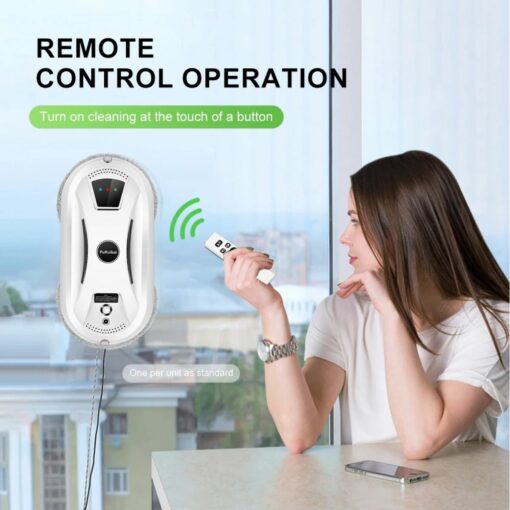 Window Cleaning Robot – Ultra-Thin Electric Glass Cleaner w/ Remote