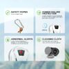 Window Cleaning Robot – Ultra-Thin Electric Glass Cleaner w/ Remote