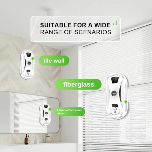Window Cleaning Robot – Ultra-Thin Electric Glass Cleaner w/ Remote