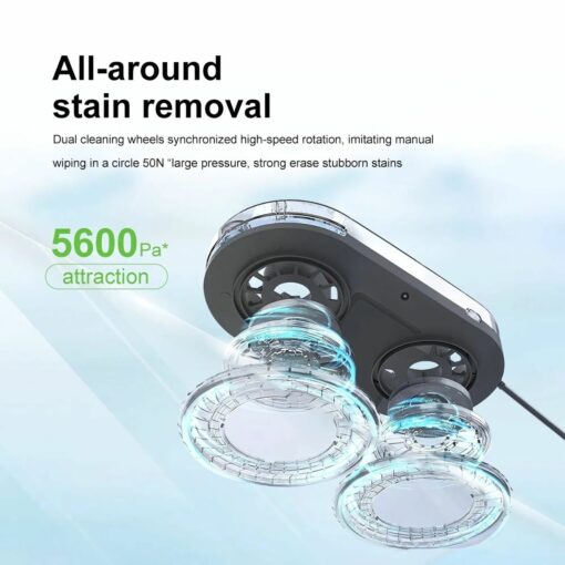 Window Cleaning Robot – Ultra-Thin Electric Glass Cleaner w/ Remote