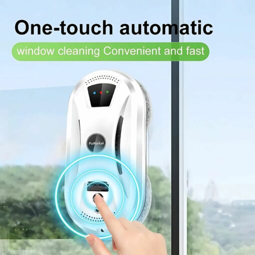Window Cleaning Robot – Ultra-Thin Electric Glass Cleaner w/ Remote